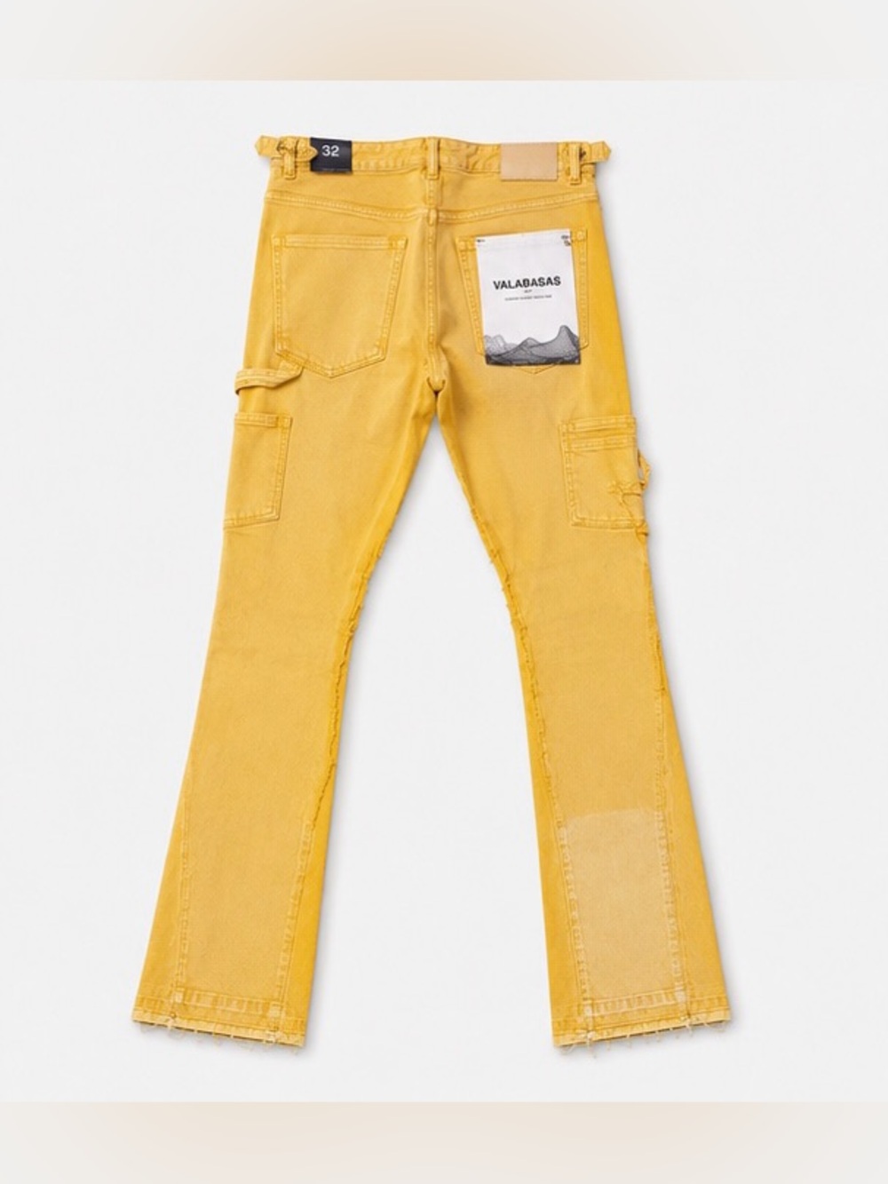 Valabasas Men's Skinny Carpenter Jeans in Yellow